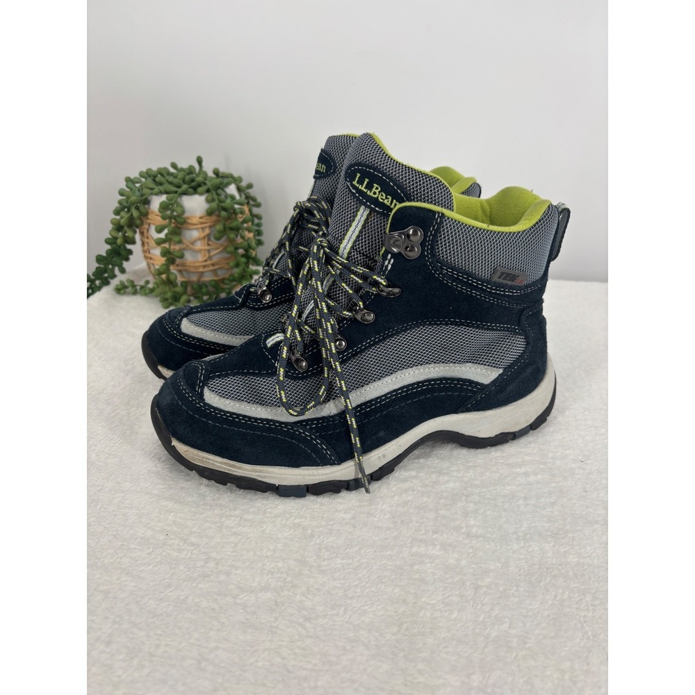 L.L. Bean Tek 2.5 Snow Sneakers Womens 7 Blue Green‎ Waterproof Insulated Boots